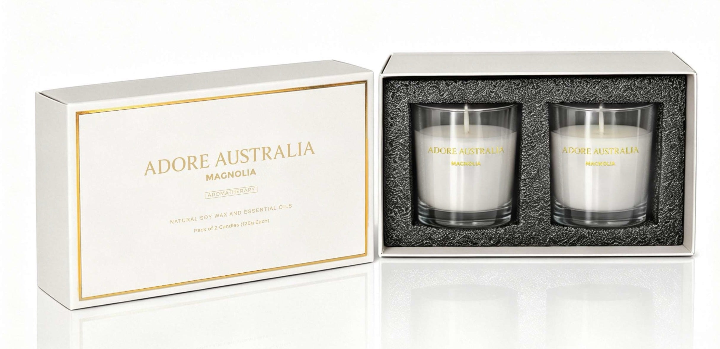 Adore Australia Magnolia Candles Gift Set